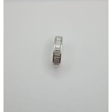 Holden Half Channel Baguette Wedding Ring / Wedding Band 1.25 Ct 18K White Gold